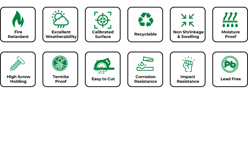 Key Features of Deltawud Plus PVC Foam Board