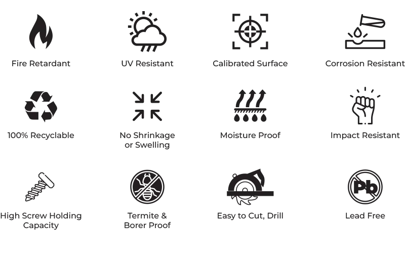 Key Features of Terano HD PVC Foam Board