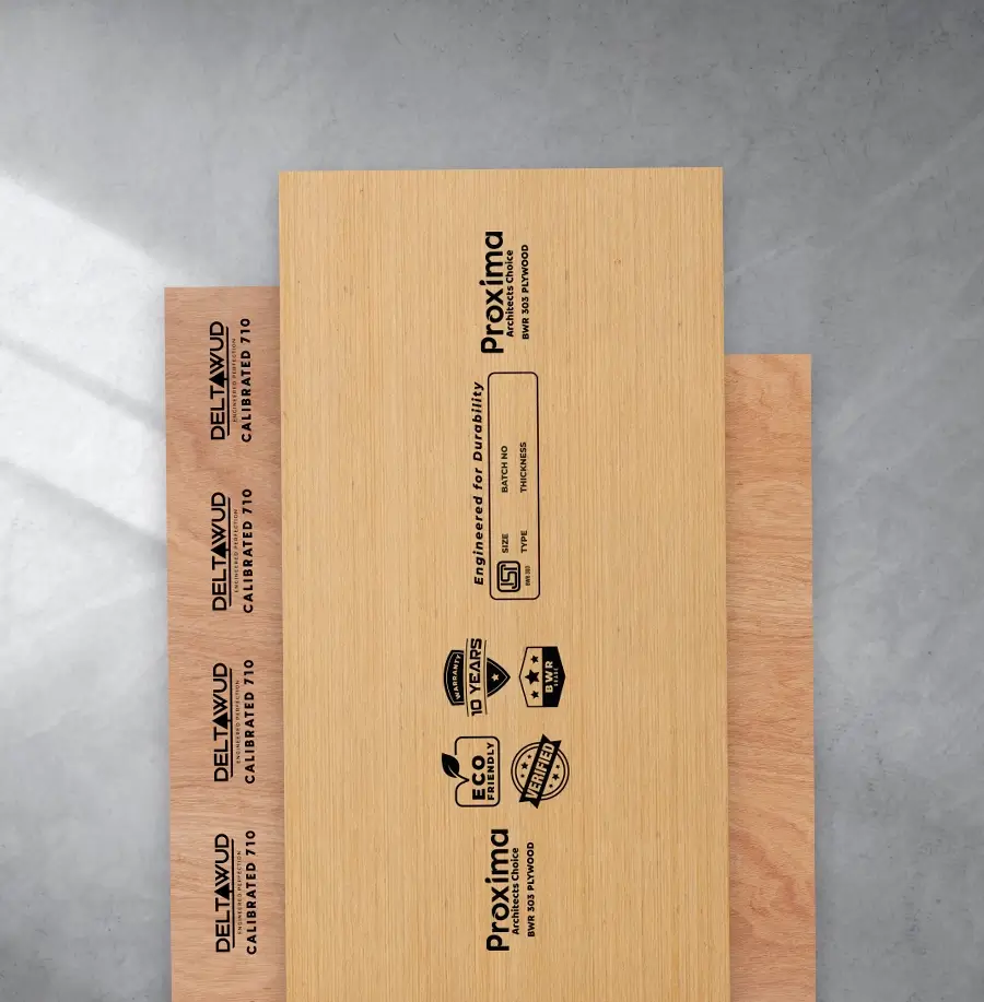 Plywood – Durable, Moisture-Resistant, Full Core & Full Panel Construction
