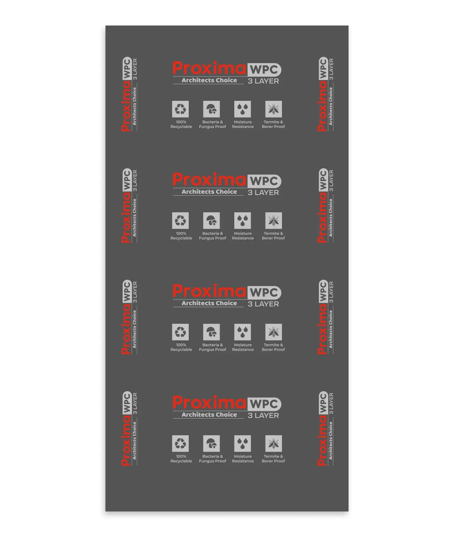 Proxima WPC 3 Layer in Dark Gray
