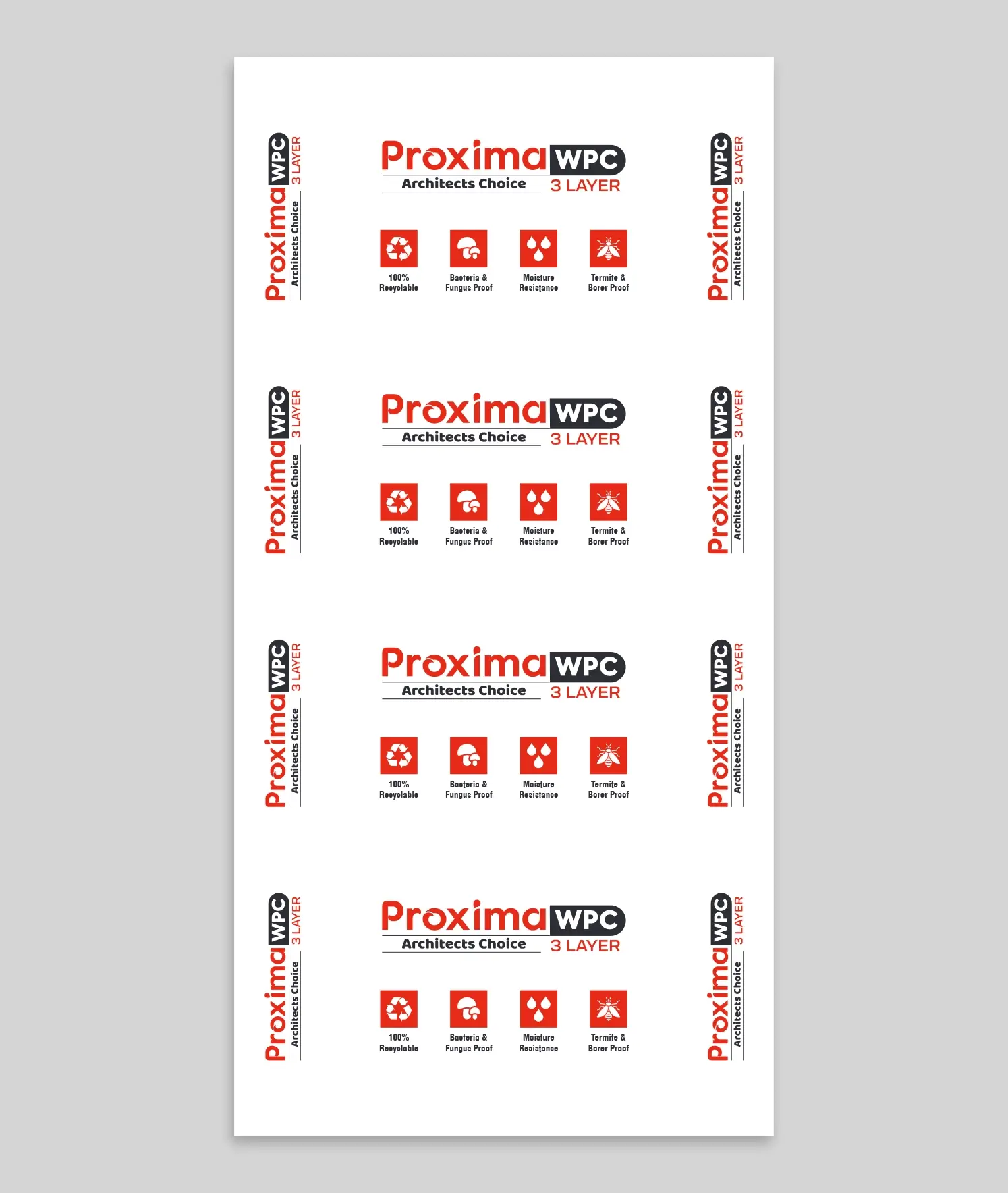 Proxima WPC 3 Layer in White